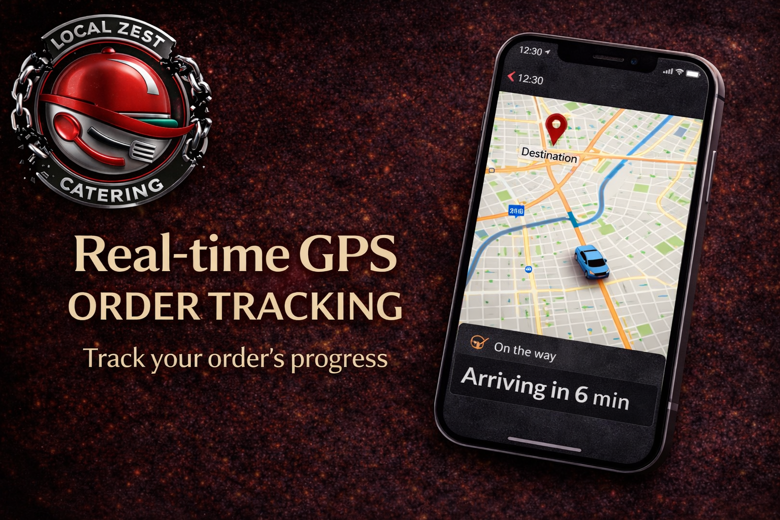 Real time GPS order tracking